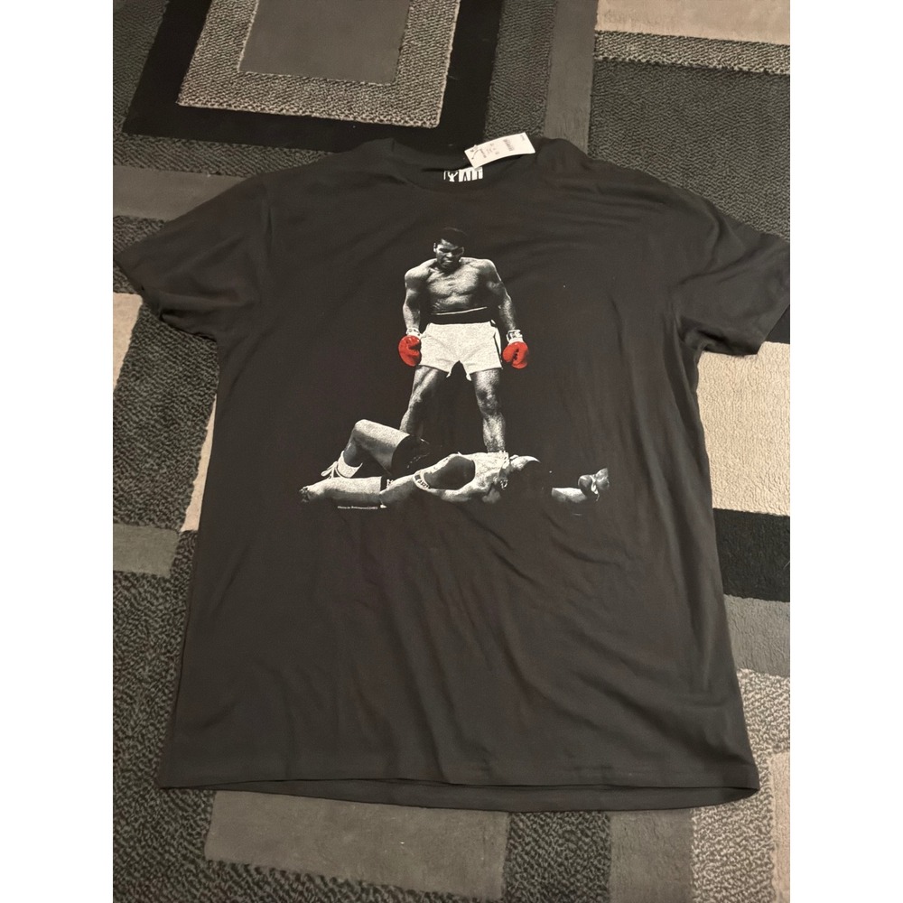 Muhammad Ali Graphic‎ T-Shirt Mens 2x Charcoal Gray New